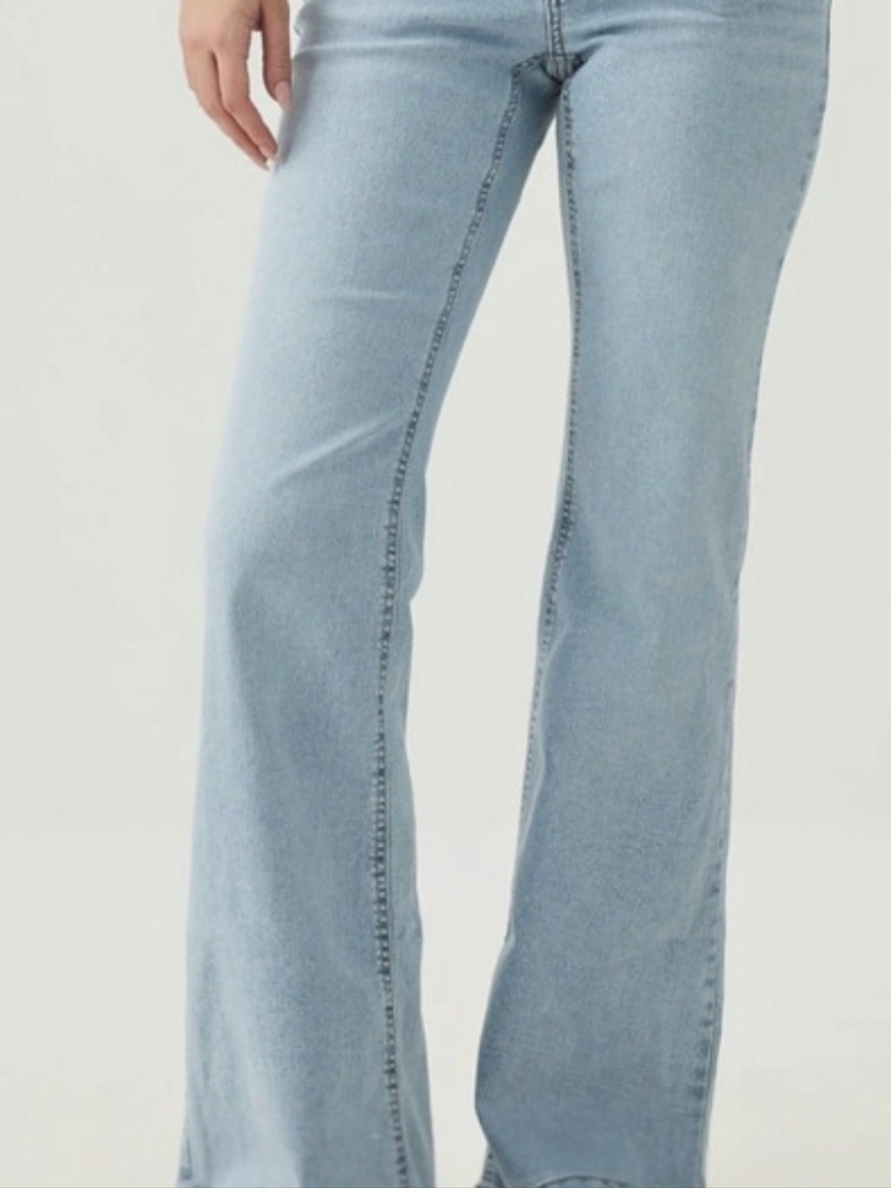 ARDENE Light Wash Flare Jeans